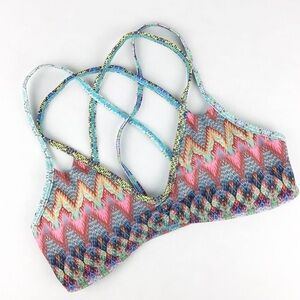 PilyQ Belize Utopia Swim Halter l Size Small